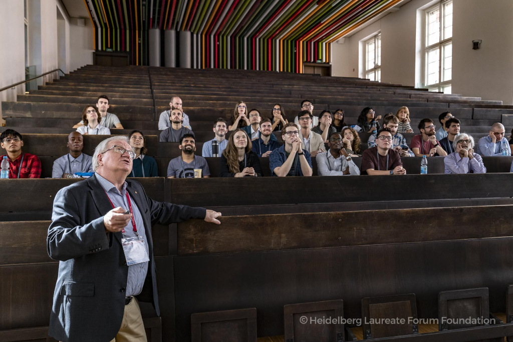 Lecture hall during Master Class by Nobel laureate Brian P. Schmidt.